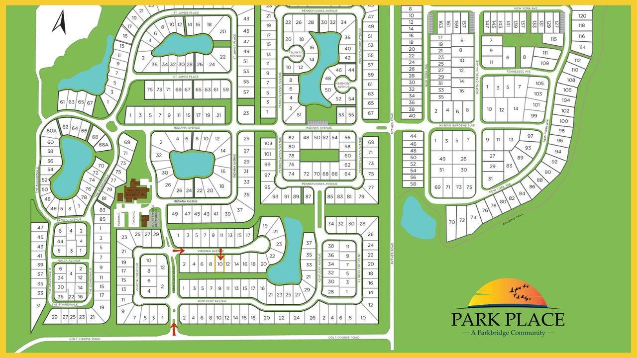 Map to 10 Virginia Ave